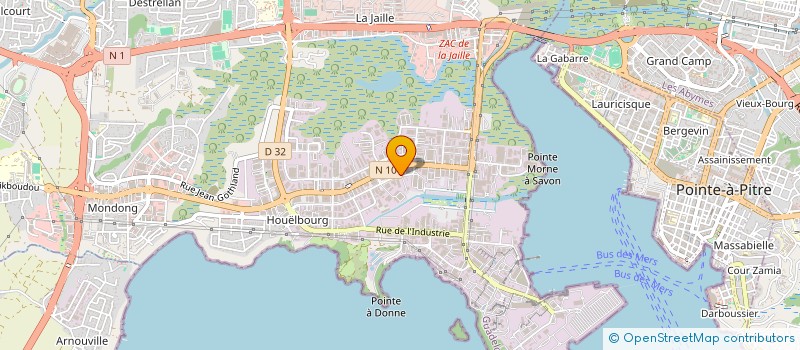 localisation de l'entreprise DANIEL JARRY à BAIE-MAHAULT