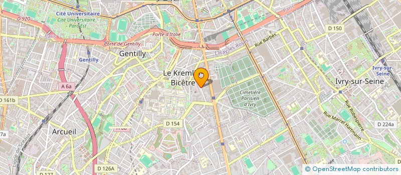 localisation de l'entreprise DANIEL JEAN  LE KREMLIN-BICETRE