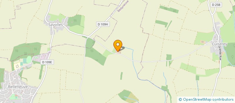 localisation de l'entreprise DANIEL LERAT  BELLENEUVE