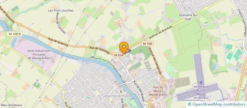 localisation de l'entreprise DANIEL LEROY  WAMBRECHIES