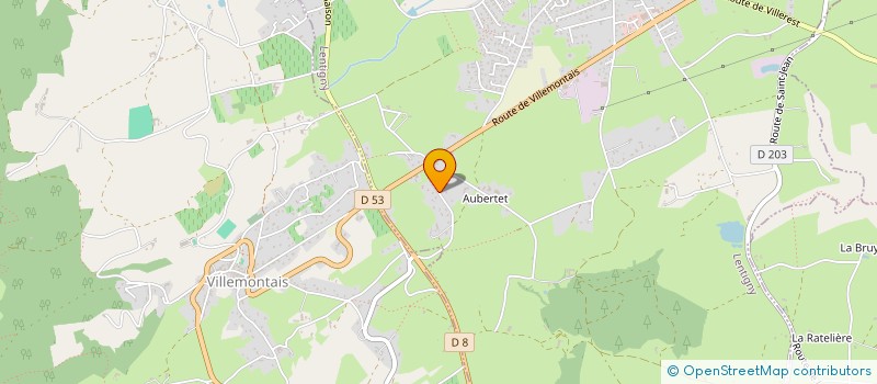 localisation de l'entreprise DANIEL MAYERE - LA SALERS DU ROANNAIS  LENTIGNY