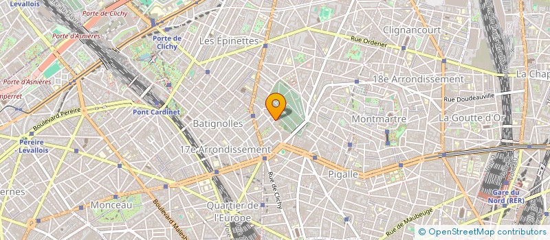 localisation de l'entreprise DANIEL MICHAUD à PARIS