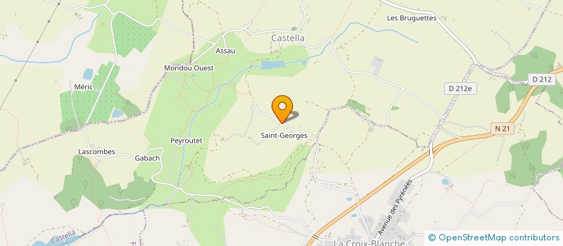 localisation de l'entreprise DANIEL MILLET ELECTRICITE  CASTELLA