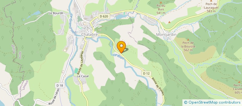 localisation de l'entreprise DANIEL O'CONNELL CONSULTING  CHALABRE