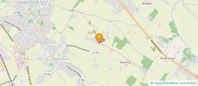 localisation de l'entreprise DANIEL PAULIN  BELBERAUD