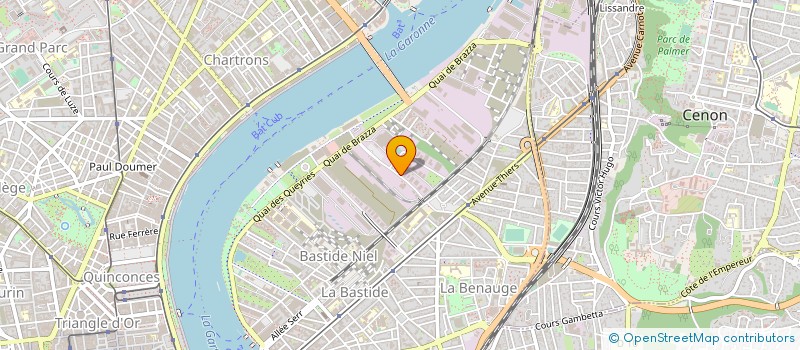 localisation de l'entreprise DANIEL-PHYNEE CONSTRUCTION SARL  BORDEAUX