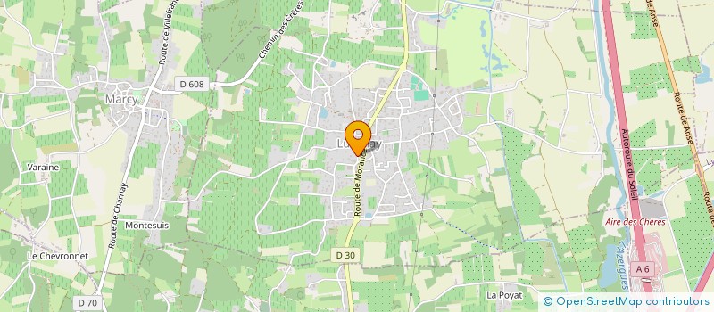 localisation de l'entreprise DANIEL PICCOZ à LUCENAY