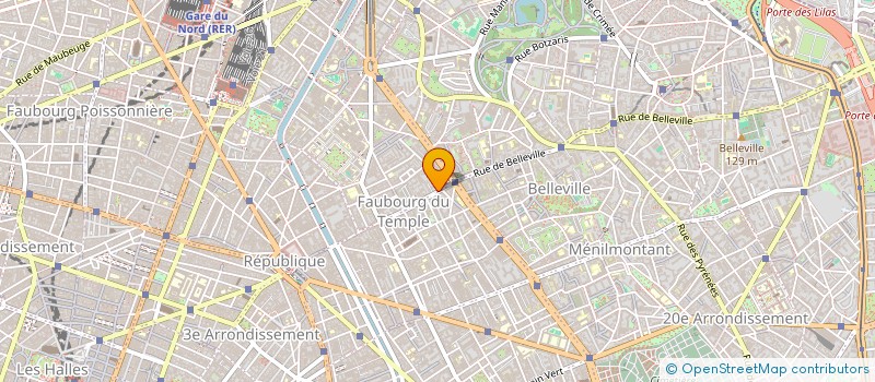 localisation de l'entreprise DANIEL POISAT à PARIS