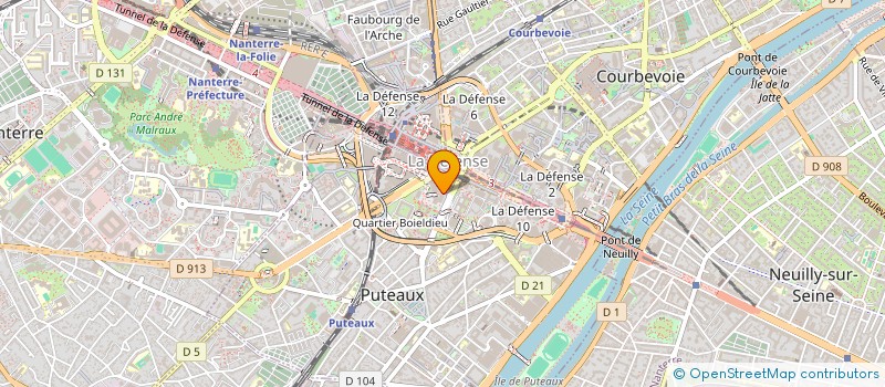 localisation de l'entreprise DANIEL PORTE CONSULTANTS à PUTEAUX