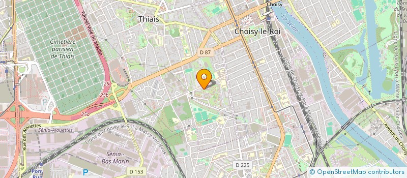 localisation de l'entreprise DANIEL PRUCHON LOGISTIQUE  THIAIS