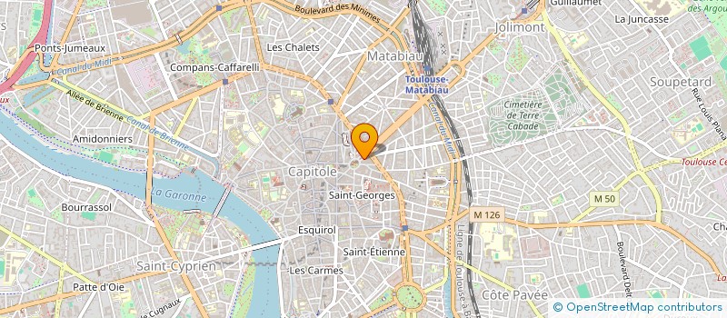 localisation de l'entreprise DANIEL PUNSOLA à TOULOUSE