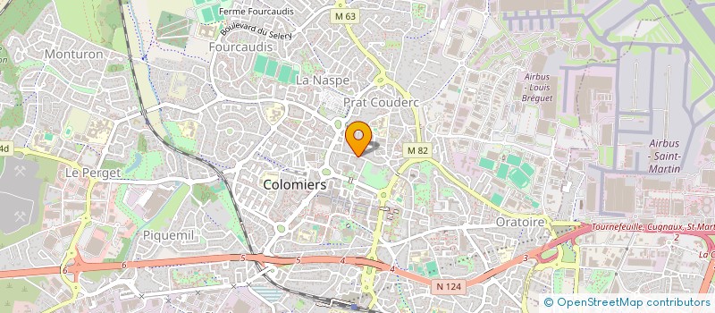 localisation de l'entreprise DANIEL ROUDIERE à COLOMIERS