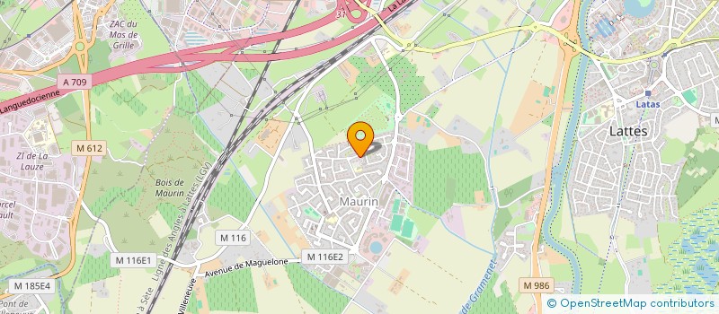 localisation de l'entreprise DANIEL VINCENT à LATTES