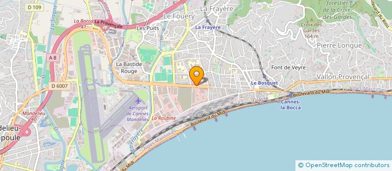 localisation de l'entreprise DANIEL VTC  CANNES