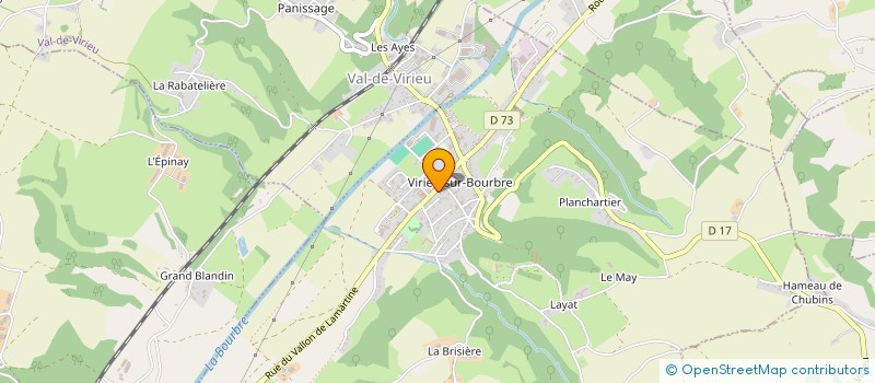 localisation de l'entreprise DANIELA PIRES  VAL-DE-VIRIEU