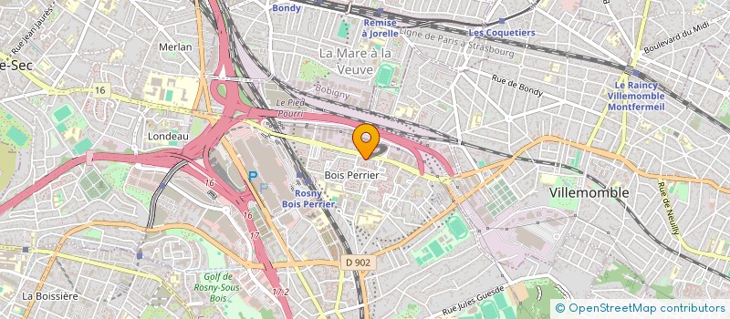 localisation de l'entreprise DANIELAZURVTC à ROSNY SOUS BOIS