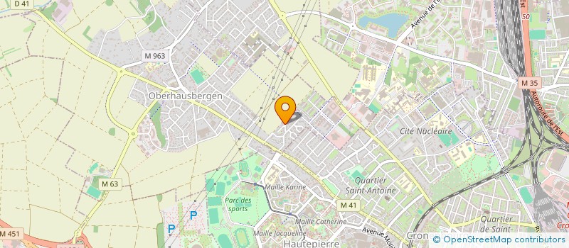 localisation de l'entreprise DANIELE  OBERHAUSBERGEN