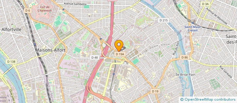 localisation de l'entreprise DANIELE  CRETEIL