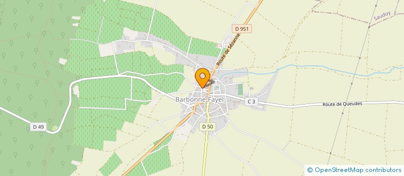 localisation de l'entreprise DANIELE LOGEARD  BARBONNE-FAYEL