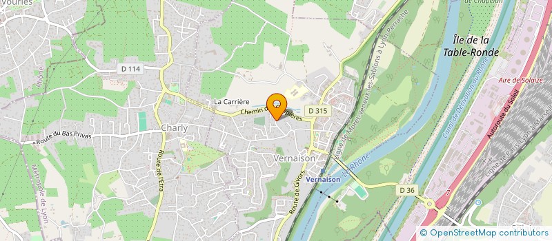 localisation de l'entreprise DANIELIS  VERNAISON