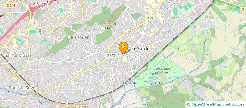 localisation de l'entreprise DANIELLE DAURY CREATION  LA GARDE