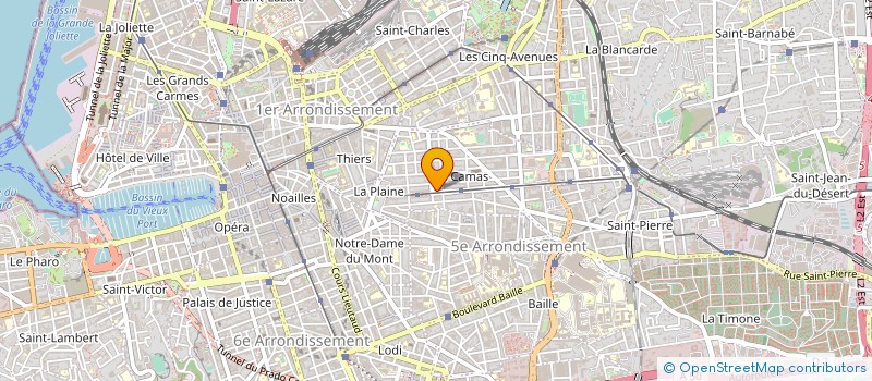localisation de l'entreprise DANIELLE LUCARELLI à MARSEILLE