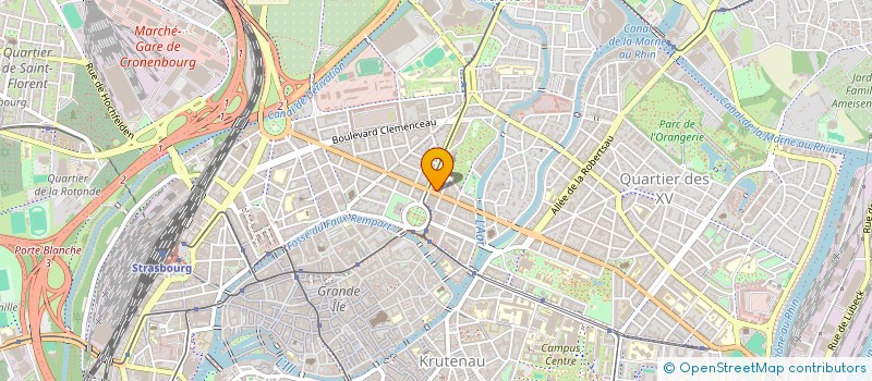 localisation de l'entreprise DANIELLE ROCHUR à STRASBOURG