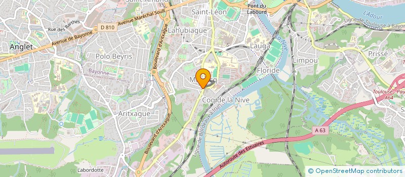 localisation de l'entreprise DANIELLE SERGE FRANCOIS à BAYONNE