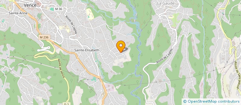 localisation de l'entreprise DANIELOU ELAGAGE à VENCE