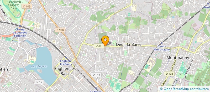 localisation de l'entreprise DANIERIC  DEUIL-LA-BARRE