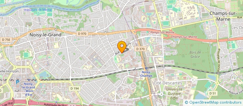 localisation de l'entreprise DANIFI CAPITAL  NOISY-LE-GRAND