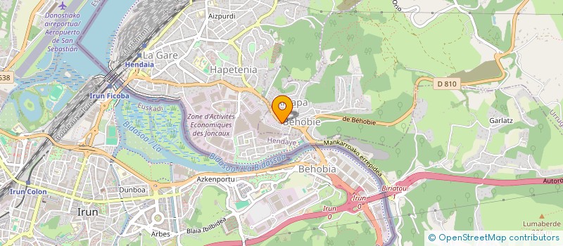 localisation de l'entreprise DANIHANA à URRUGNE