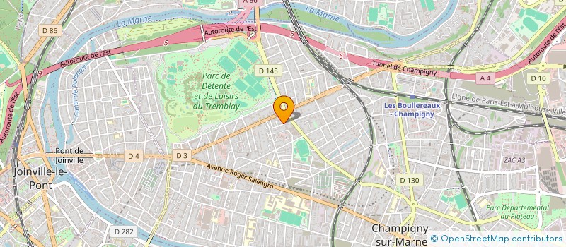 localisation de l'entreprise DANIJAC  CHAMPIGNY-SUR-MARNE