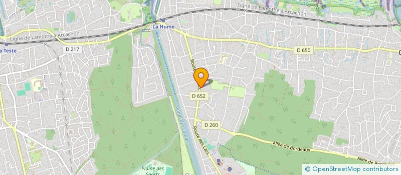 localisation de l'entreprise DANILAUR  GUJAN-MESTRAS