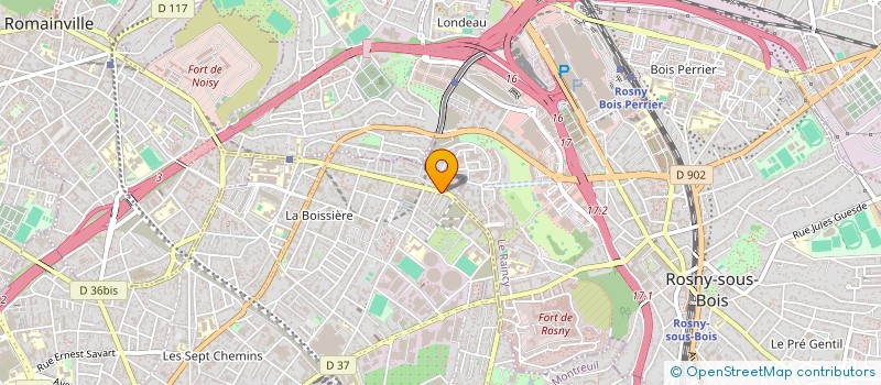 localisation de l'entreprise DANILO à MONTREUIL