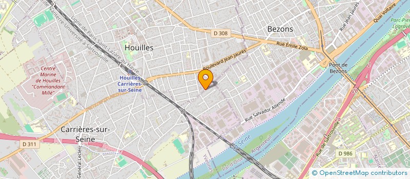 localisation de l'entreprise DANILO-TRINE CONSULTANTS DT CONSULTANTS  HOUILLES