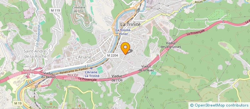 localisation de l'entreprise DANILSON MACONNERIE à LA TRINITE