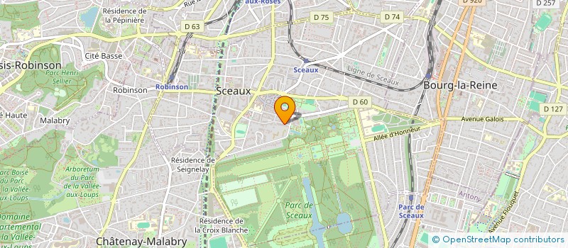 localisation de l'entreprise DANILU  SCEAUX
