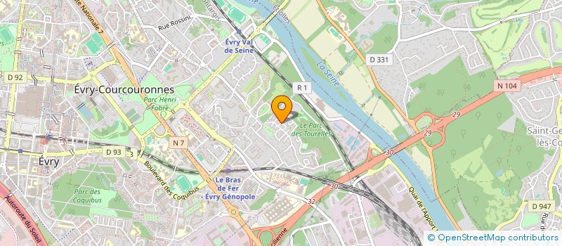 localisation de l'entreprise DANIM à EVRY-COURCOURONNES