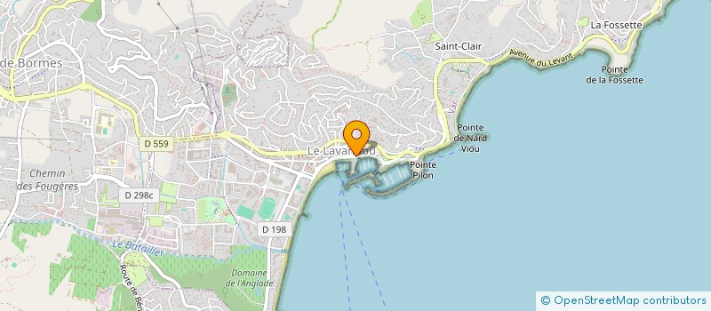 localisation de l'entreprise DANIMMO à LE LAVANDOU