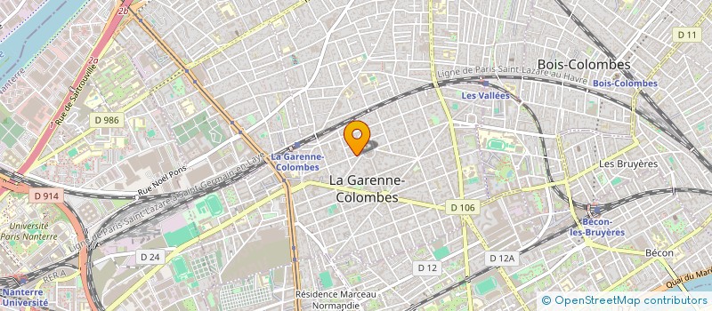 localisation de l'entreprise DANINA à LA GARENNE-COLOMBES