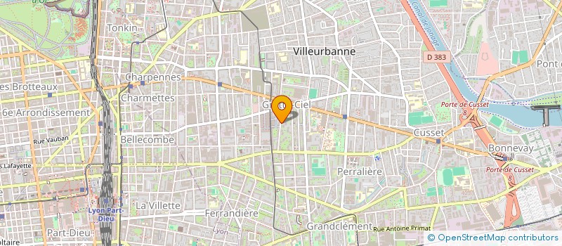 localisation de l'entreprise DANINA ESTHETIQUE  VILLEURBANNE