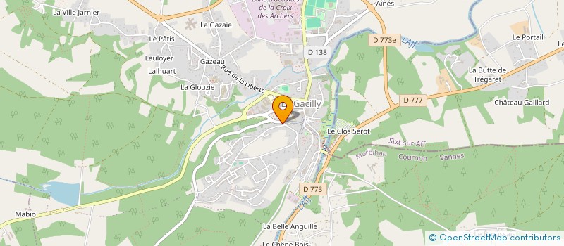 localisation de l'entreprise DANION SCI  CARENTOIR