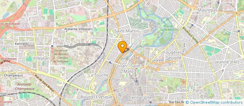 localisation de l'entreprise DANION YOHAN  RENNES