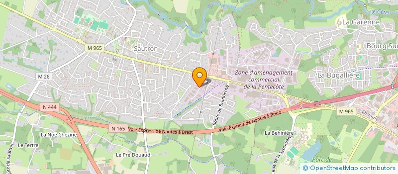 localisation de l'entreprise DANIOUX  SAUTRON