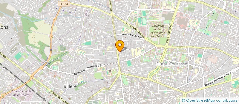 localisation de l'entreprise DANIS à PAU