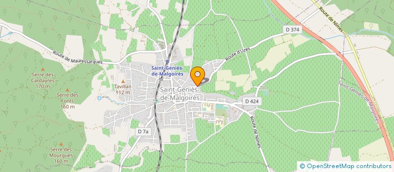 localisation de l'entreprise DANIS VINCENT à MOUSSAC