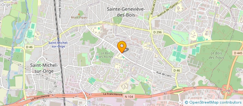 localisation de l'entreprise DANISHWHEEL PARIS à SAINT-MICHEL-SUR-ORGE