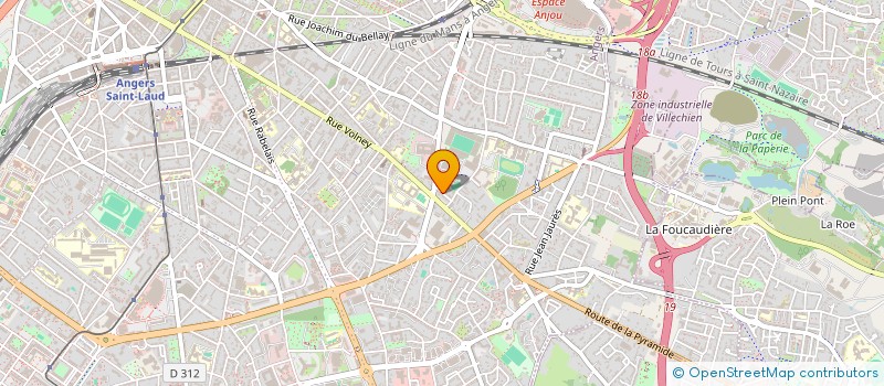 localisation de l'entreprise DANITOME à ANGERS