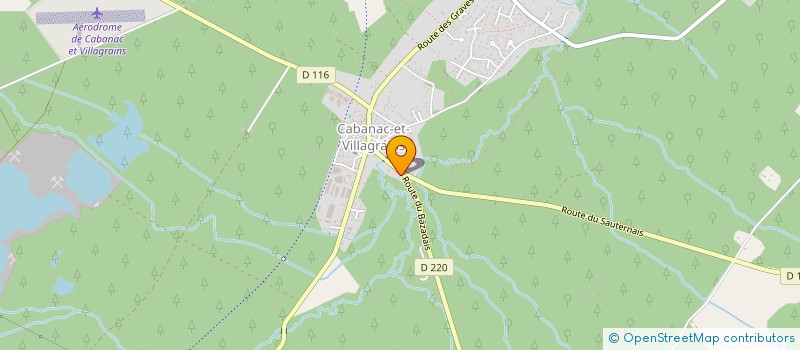 localisation de l'entreprise DANIVA  CABANAC-ET-VILLAGRAINS